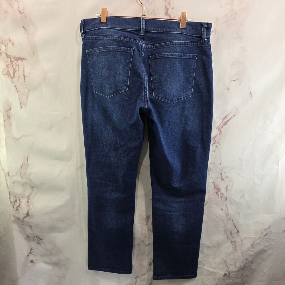 Mott & Bow Jeans Womens 30 X 28 Boyfriend Skinny Denim High Rise Stretch Dark